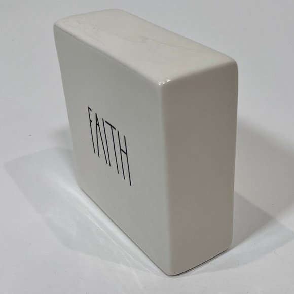 Rae Dunn Artisan Collection Table/Desk Top "Faith" Home Decor - Picture 3 of 5